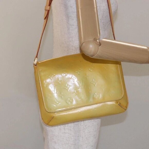 LOUIS VUITTON Monogram Vernis Thompson Street Bag Gris M91008 LV Auth gh689 - Picture 1 of 16